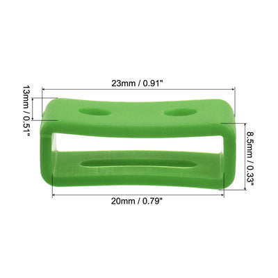 Harfington Watch Band Strap Loop, Silicone for Watch Band