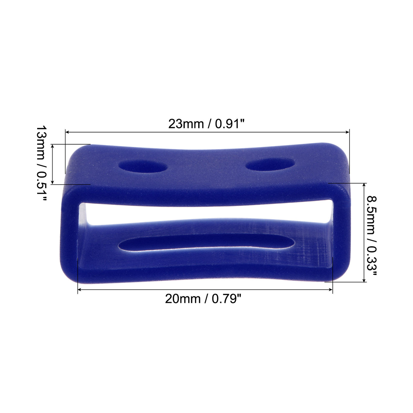 uxcell Watch Band Strap Loop, Silicone for Watch Band