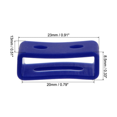 Harfington Watch Band Strap Loop, Silicone for Watch Band