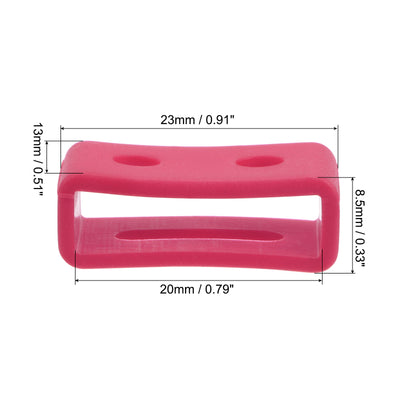 Harfington Watch Band Strap Loop, Silicone for Watch Band