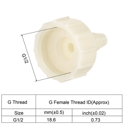 Harfington ABS Hose Fitting, Hose Clamp, Washer