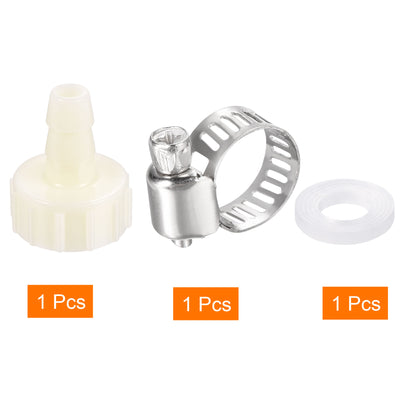 Harfington ABS Hose Fitting, Hose Clamp, Washer
