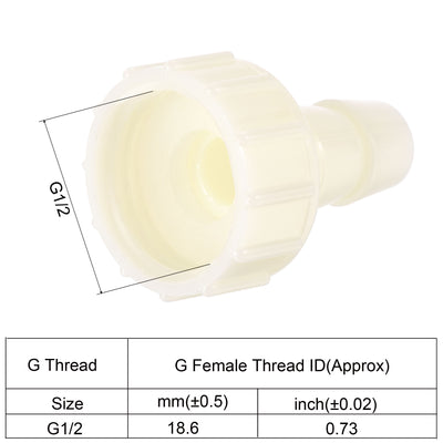Harfington ABS Hose Fitting, Hose Clamp, Washer