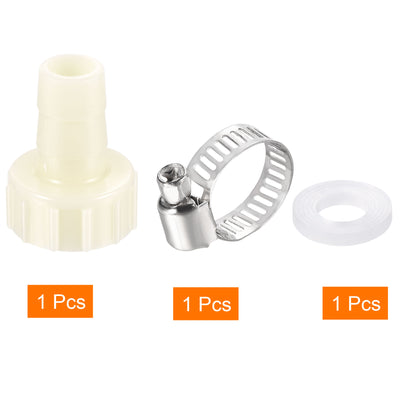 Harfington ABS Hose Fitting, Hose Clamp, Washer