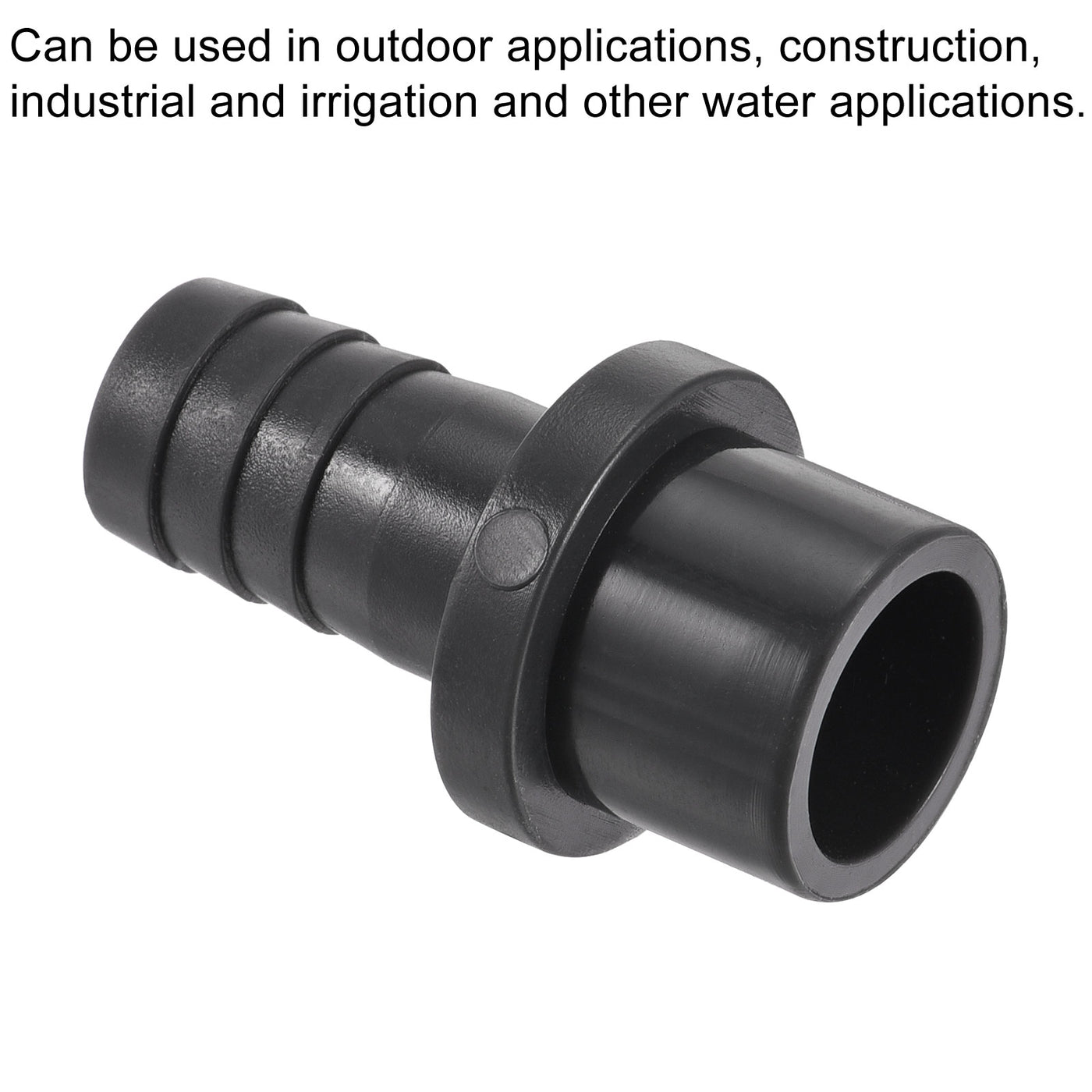 Harfington PVC Pipe Fitting Barbed Spigot Straight Hose Connectors