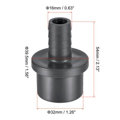 Harfington PVC Pipe Fitting Barbed Spigot Straight Hose Connectors
