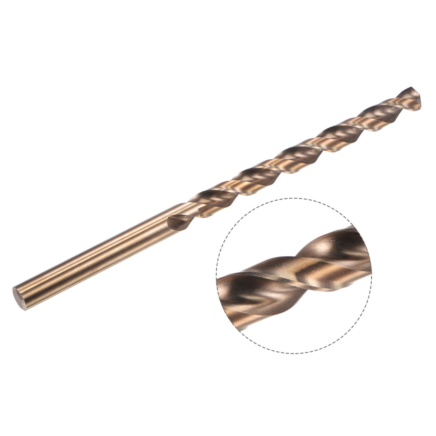 uxcell M35 High-speed Steel Parabolic Flute Drill Bit Cobalt Steel