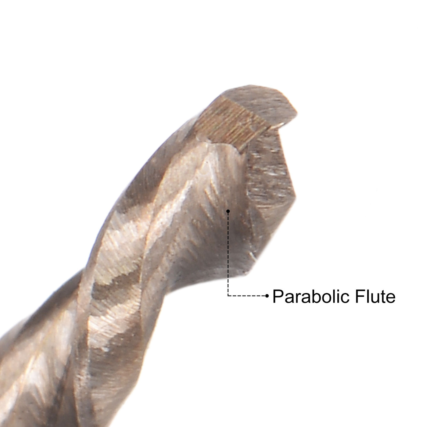 uxcell M35 High-speed Steel Parabolic Flute Drill Bit