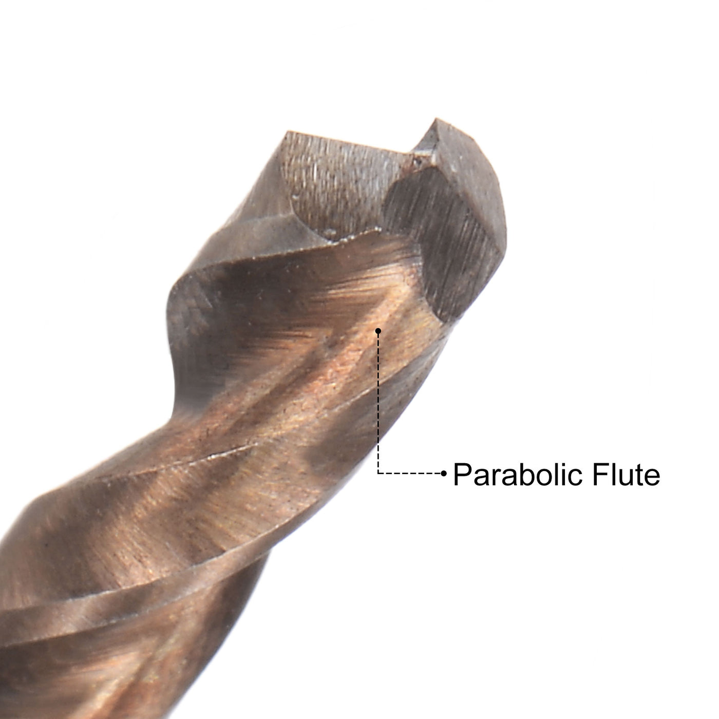 uxcell M35 High-speed Steel Parabolic Flute Drill Bit