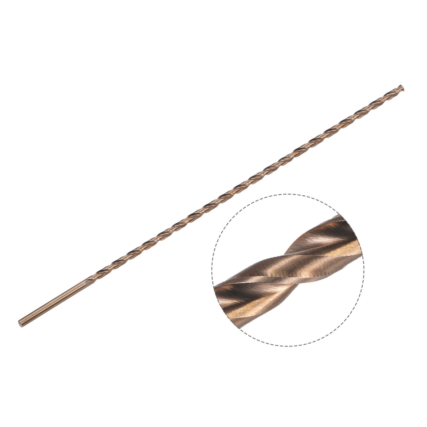 uxcell M35 High Speed Steel Parabolic Flute Drill Bit Cobalt Steel