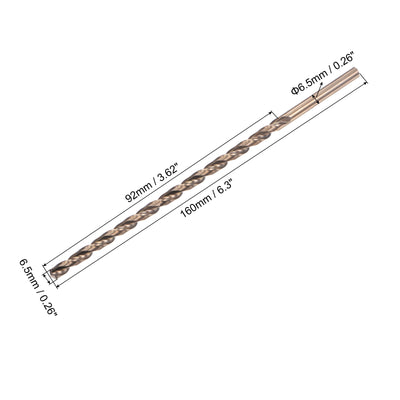 Harfington M35 High Speed Steel Parabolic Flute Drill Bit Cobalt Steel