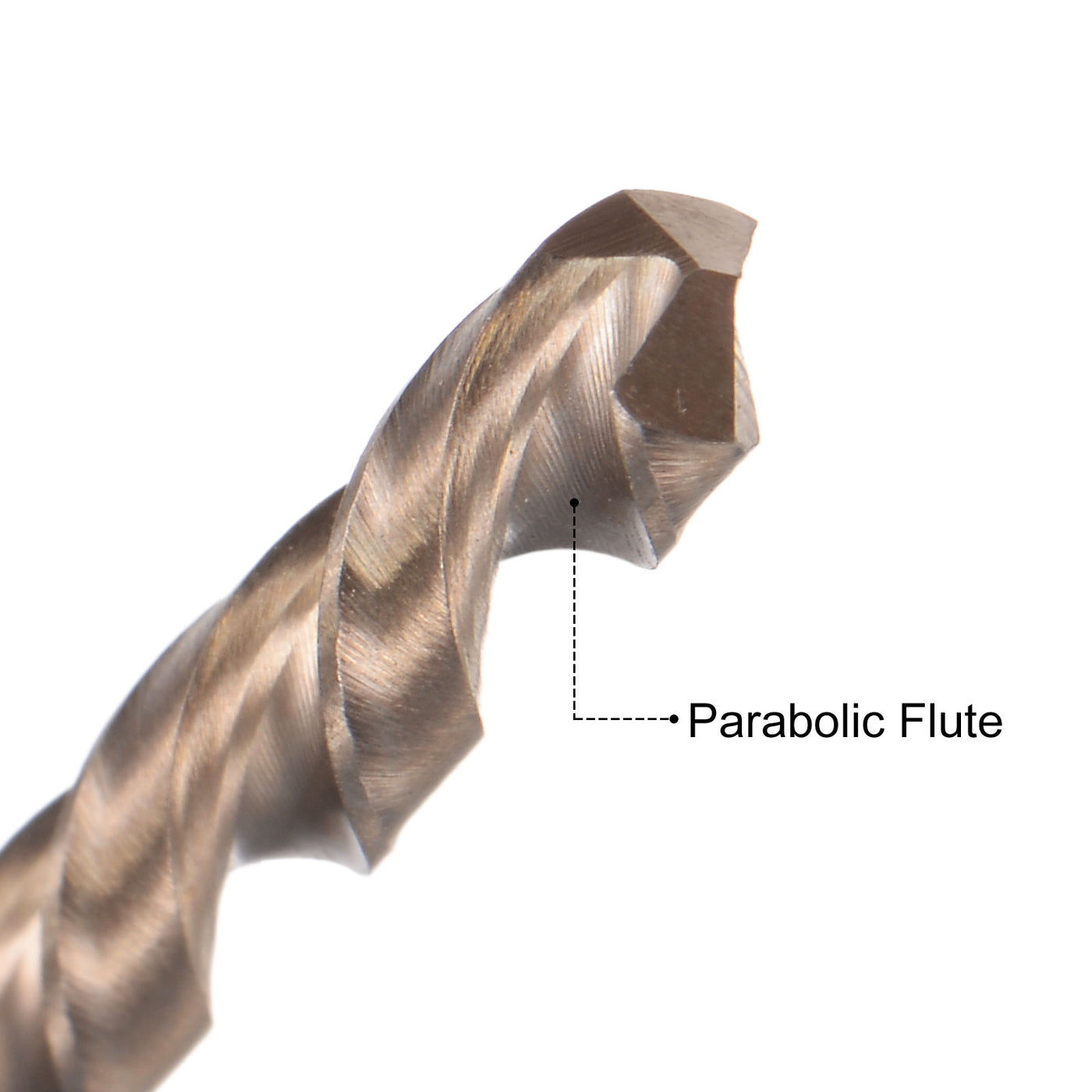uxcell M35 High Speed Steel Parabolic Flute Drill Bit