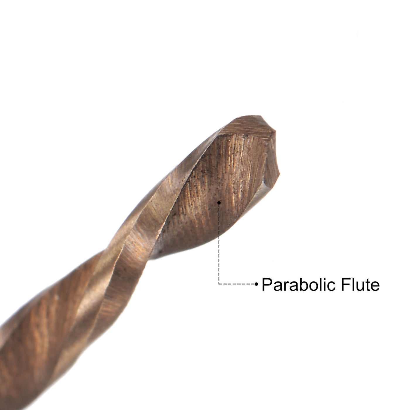 uxcell M35 High Speed Steel Parabolic Flute Drill Bit Cobalt Steel