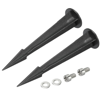 Harfington Solar Light Spike, Threaded M5 Ground Stakes for Garden Pathway Landscape Lamps