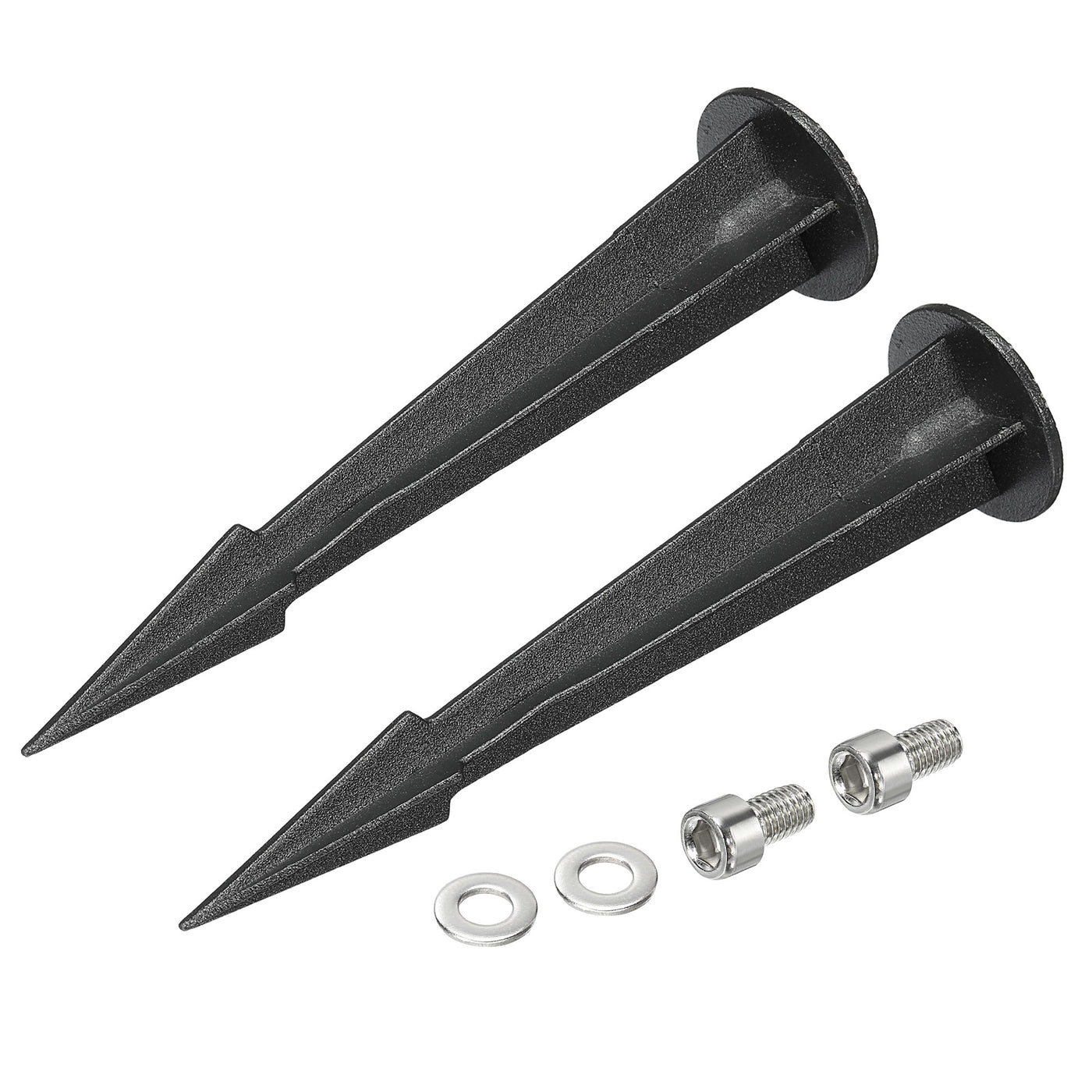 Harfington Solar Light Spike, Threaded M5 Ground Stakes for Garden Pathway Landscape Lamps