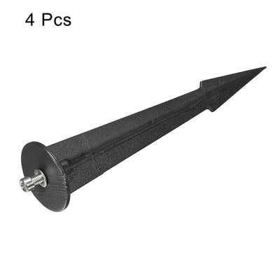 Harfington Solar Light Spike, Threaded M5 Ground Stakes for Garden Pathway Landscape Lamps