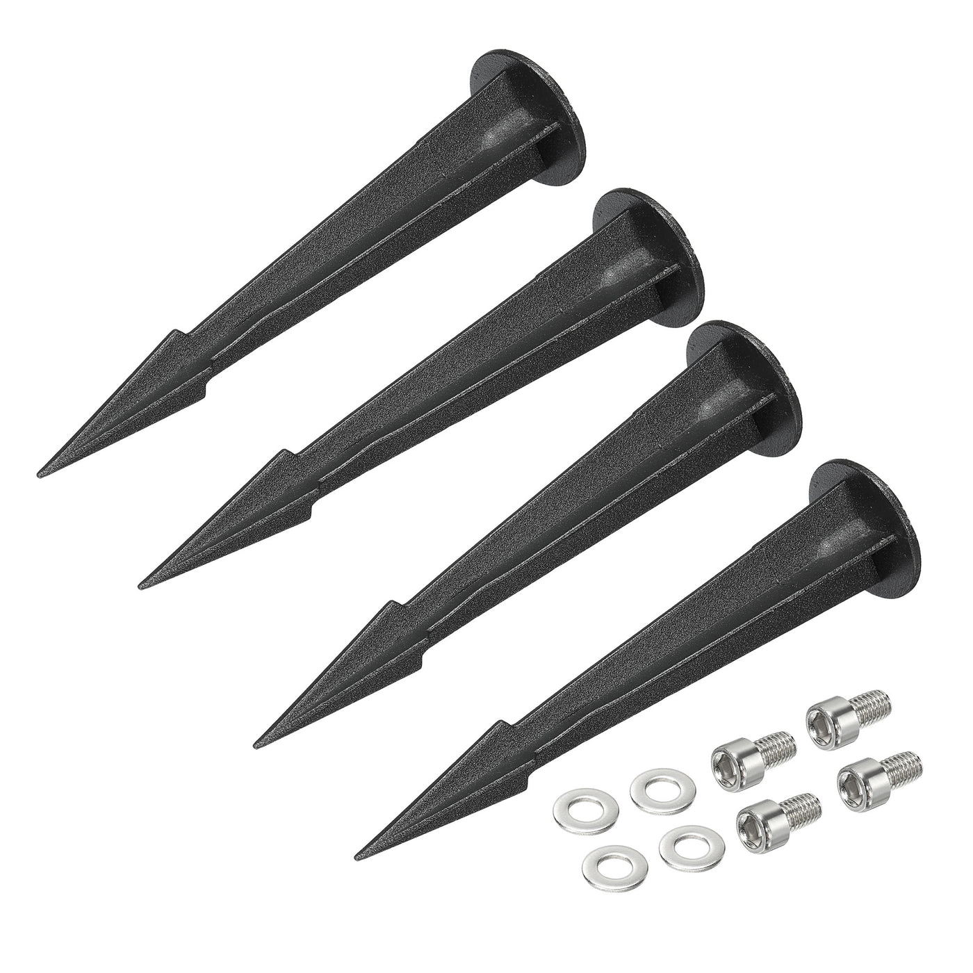 Harfington Solar Light Spike, Threaded M5 Ground Stakes for Garden Pathway Landscape Lamps