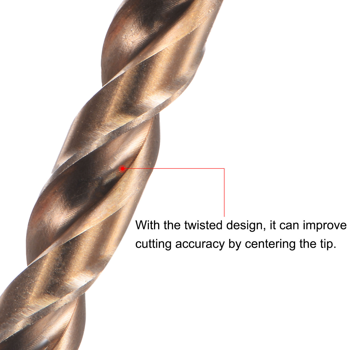 uxcell M35 High Speed Steel Twist Drill Bits
