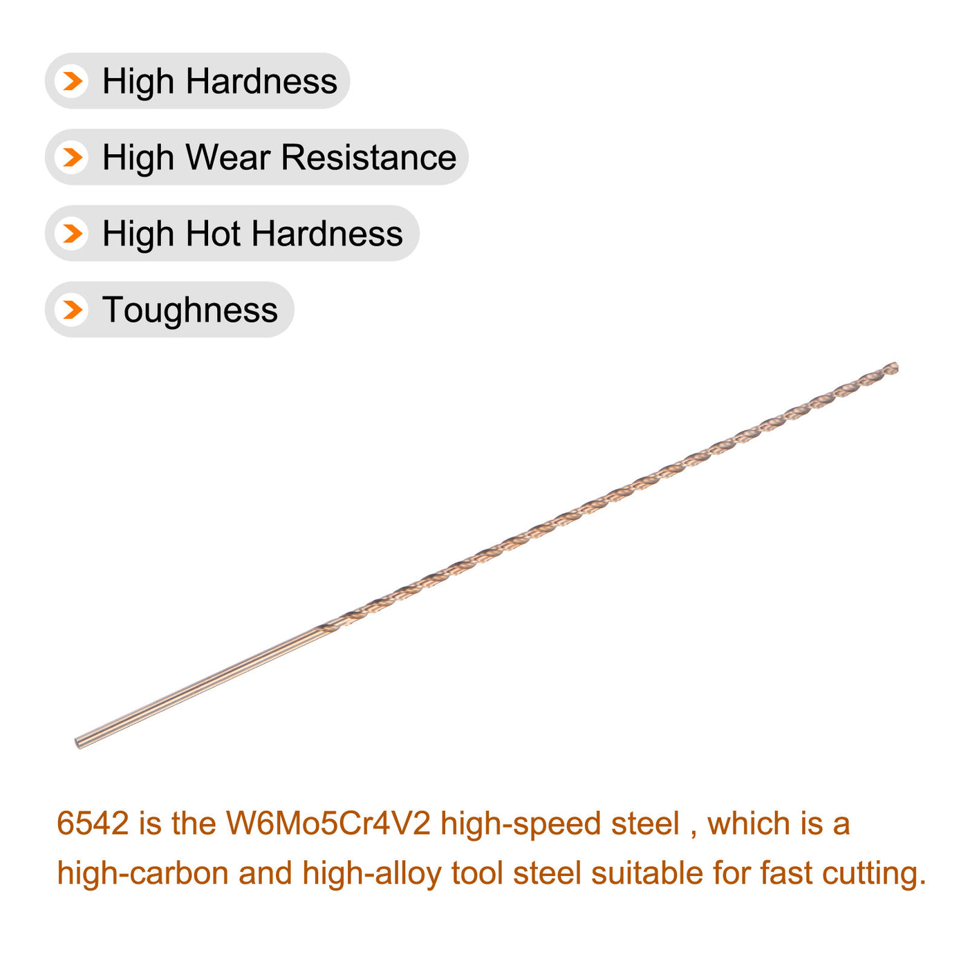 uxcell M35 High Speed Steel Twist Drill Bit