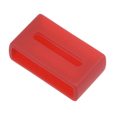 Harfington Watch Band Strap Double-sided Slotted Loops Silicone for Band