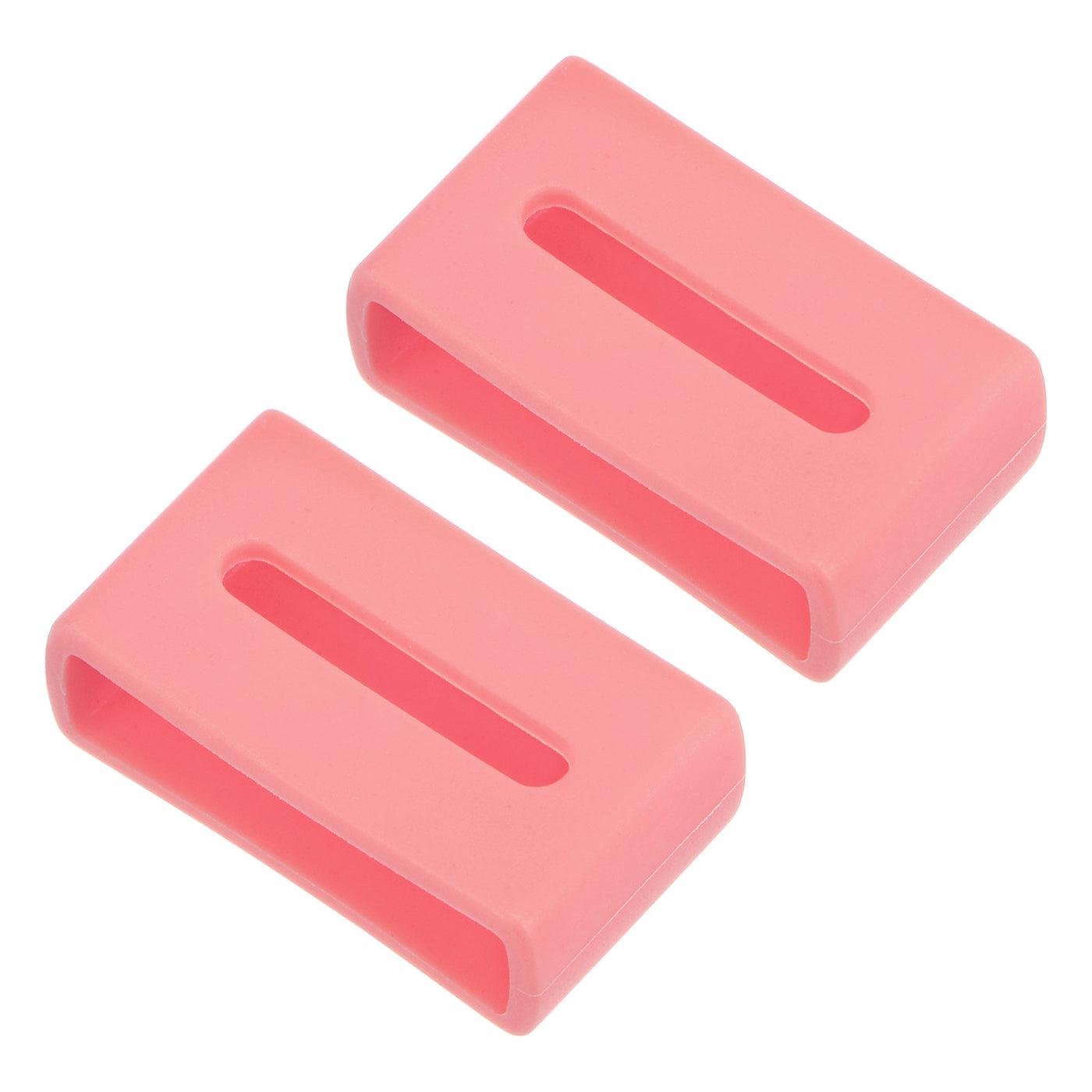 uxcell Watch Band Double-sided Slotted Loops Silicone for Band