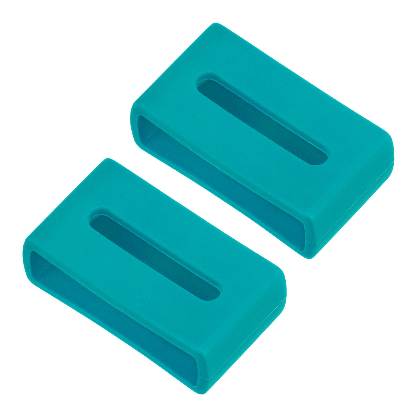 uxcell Watch Band Double-sided Slotted Loops Silicone for Band