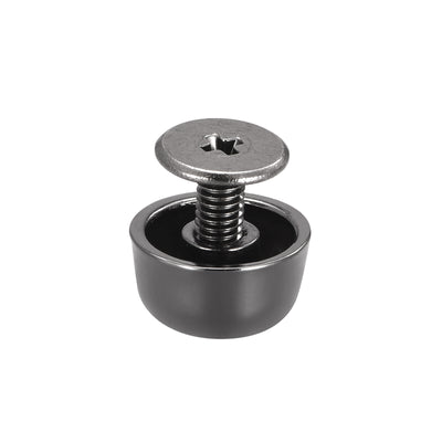 Harfington Screw Back Rivets, Hollow Curved Head Leather Studs