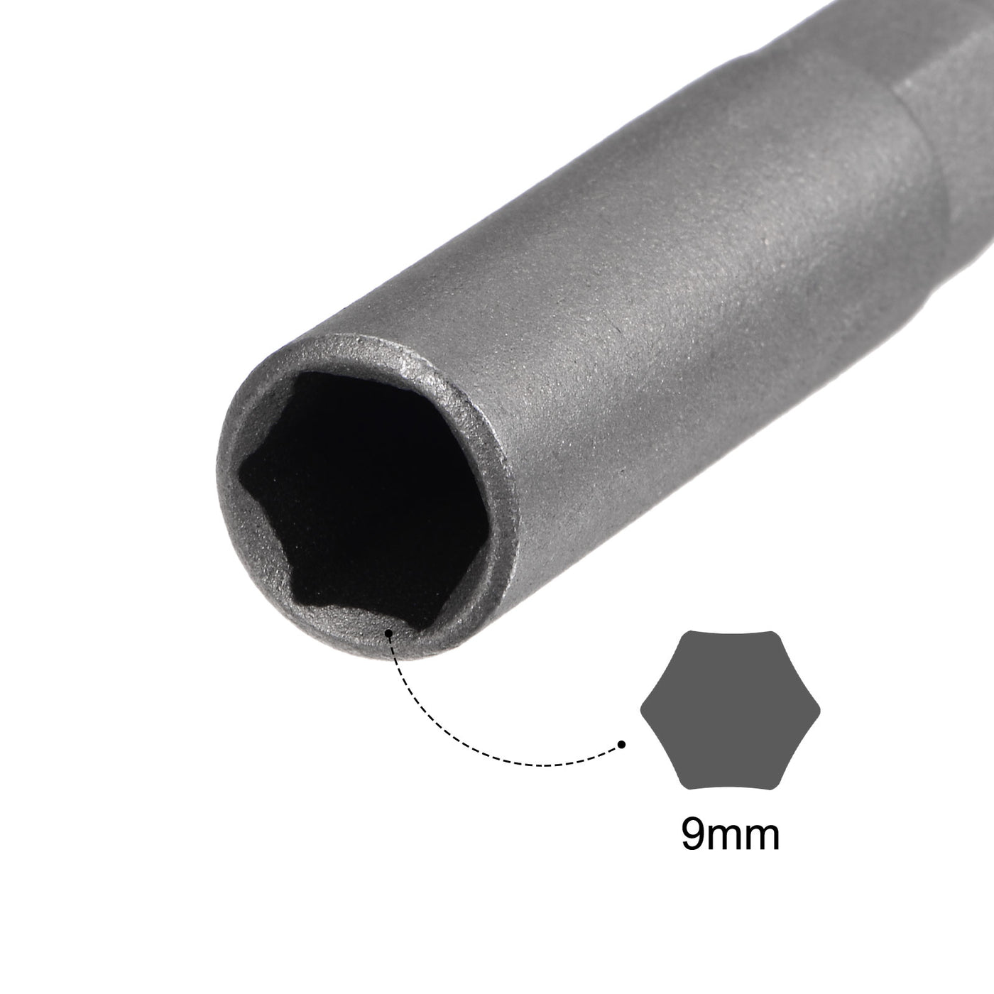uxcell Quick-Change Hex Shank Nut Driver Bit, No-magnetic