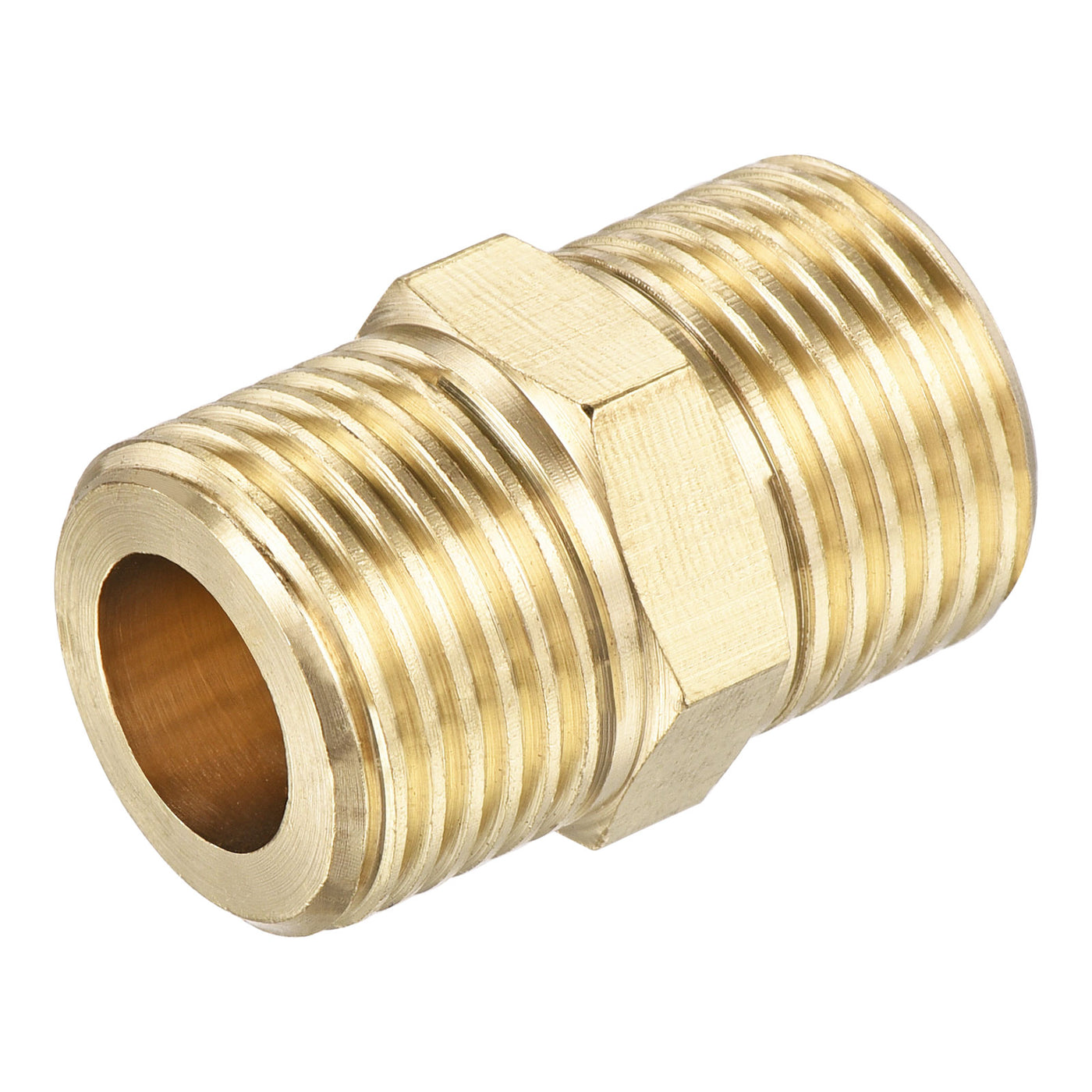 Harfington Brass Pipe Fitting Male Thread Hex Connector Pipe Adapter