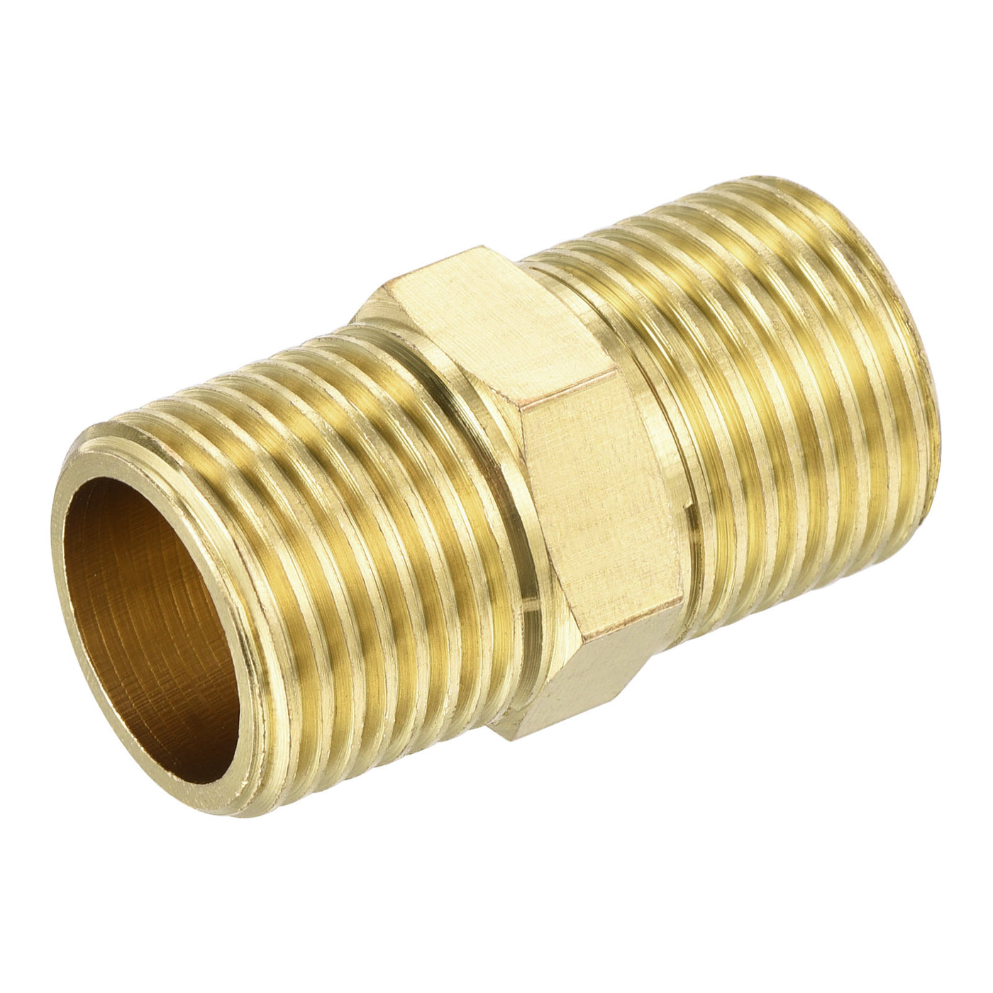 Harfington Brass Pipe Fitting Male Thread Hex Connector Pipe Adapter