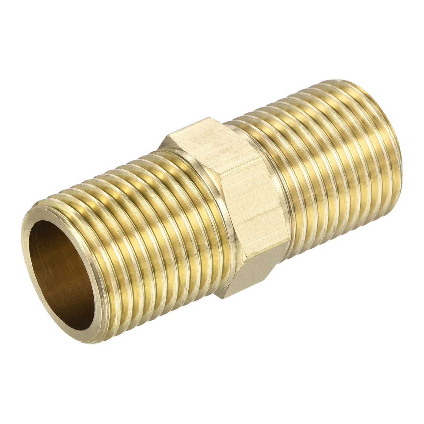 Harfington Brass Pipe Fitting Male Thread Hex Connector Pipe Adapter
