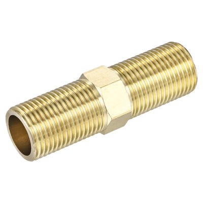 Harfington Brass Pipe Fitting Male Thread Hex Connector Pipe Adapter
