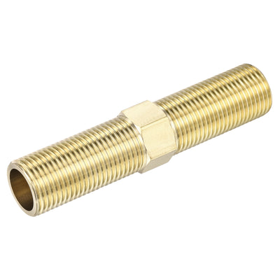 Harfington Brass Pipe Fitting Male Thread Hex Connector Pipe Adapter