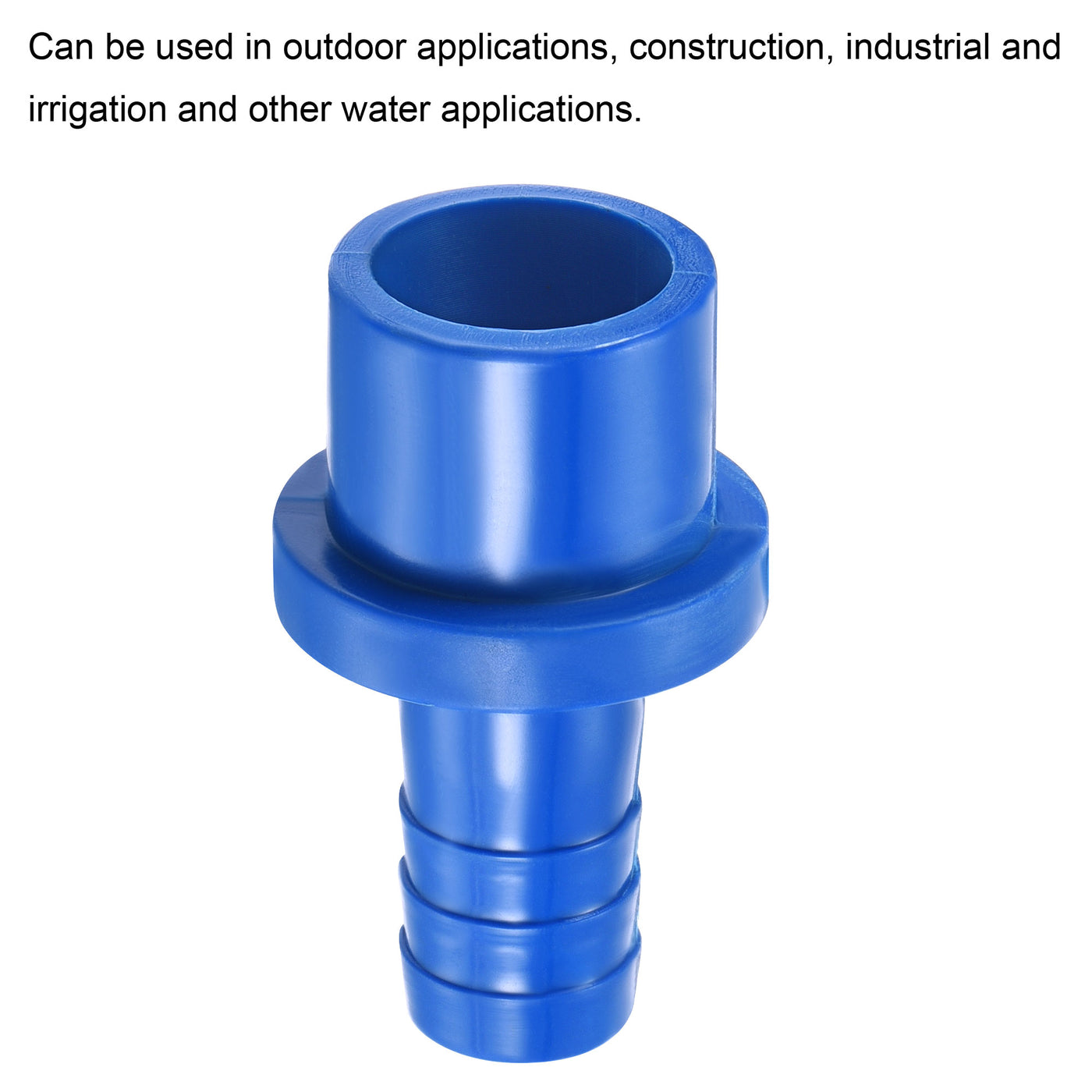 Harfington PVC Pipe Fitting Barbed Spigot Straight Hose Connectors