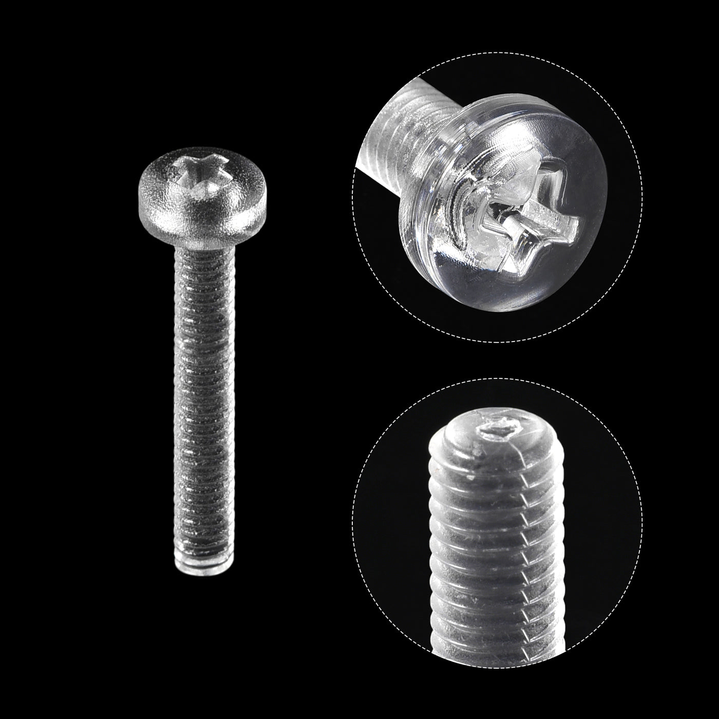 Harfington Plastic Phillips Bolts PC Pan Head Machine Screw