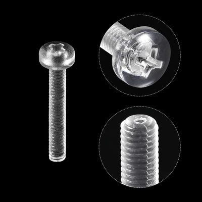 Harfington Plastic Phillips Bolts PC Pan Head Machine Screw