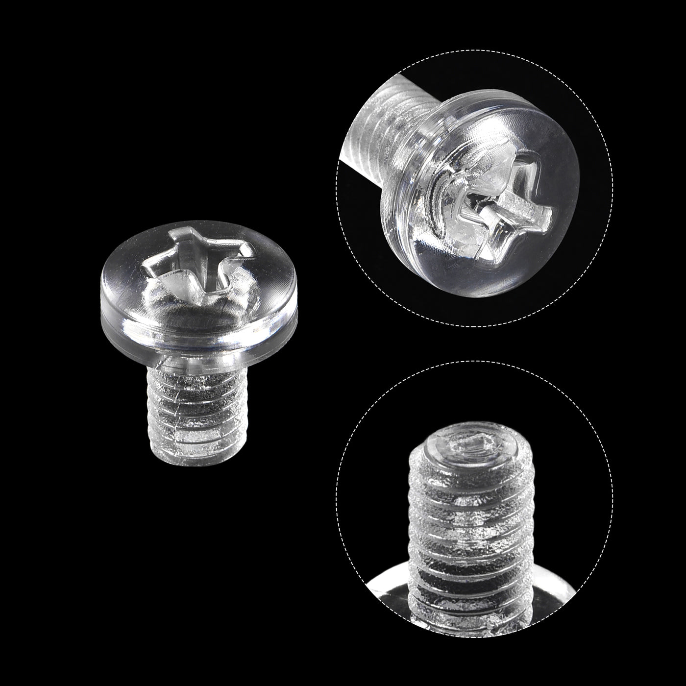 Harfington Plastic Phillips Bolts PC Pan Head Machine Screw