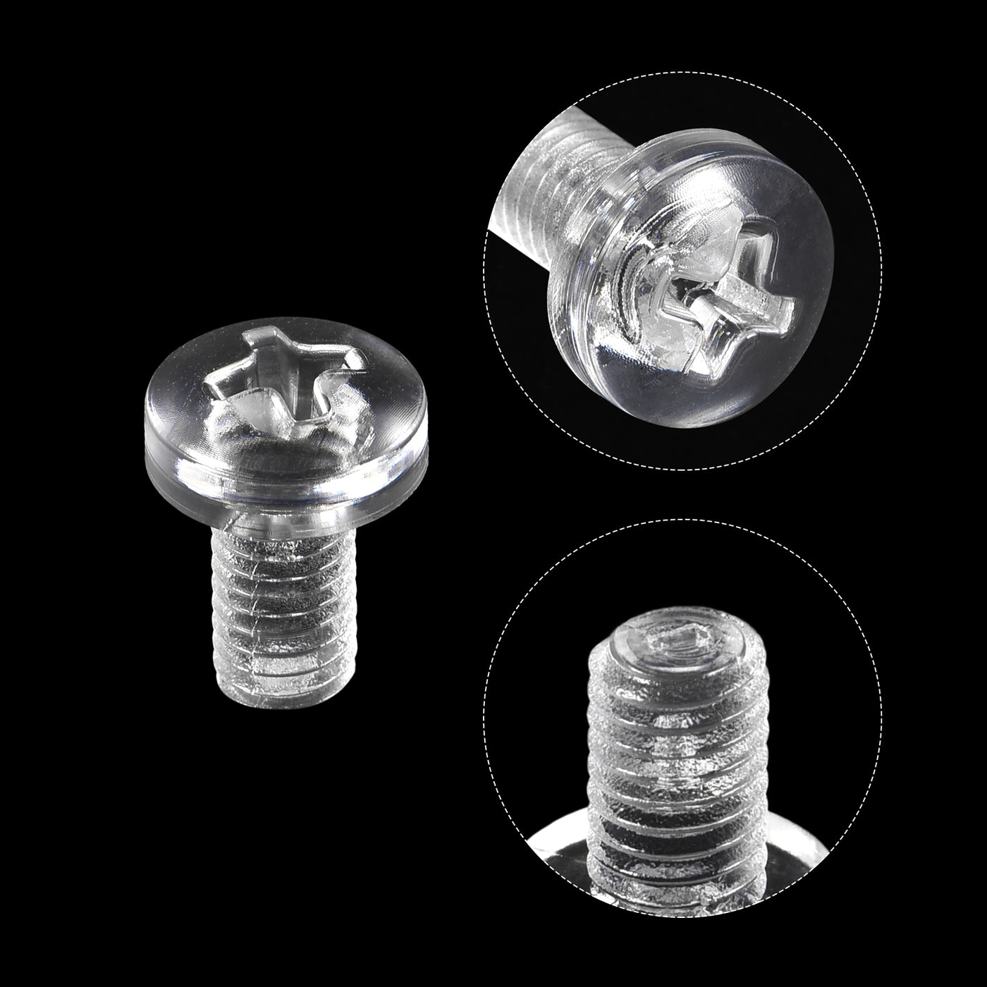 Harfington Plastic Phillips Bolts PC Pan Head Machine Screw