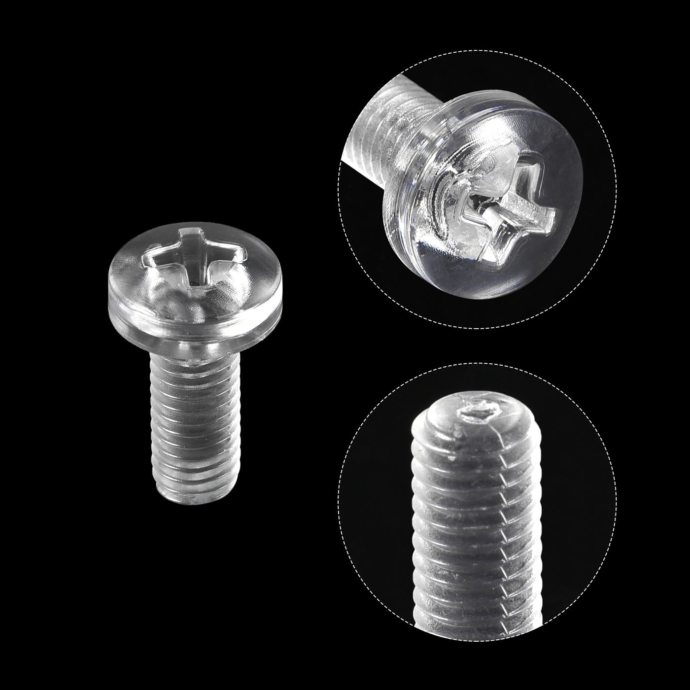 Harfington Plastic Phillips Bolts PC Pan Head Machine Screw