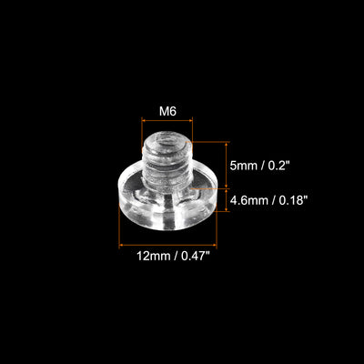 Harfington Plastic Phillips Bolts, PC Pan Head Machine Screws