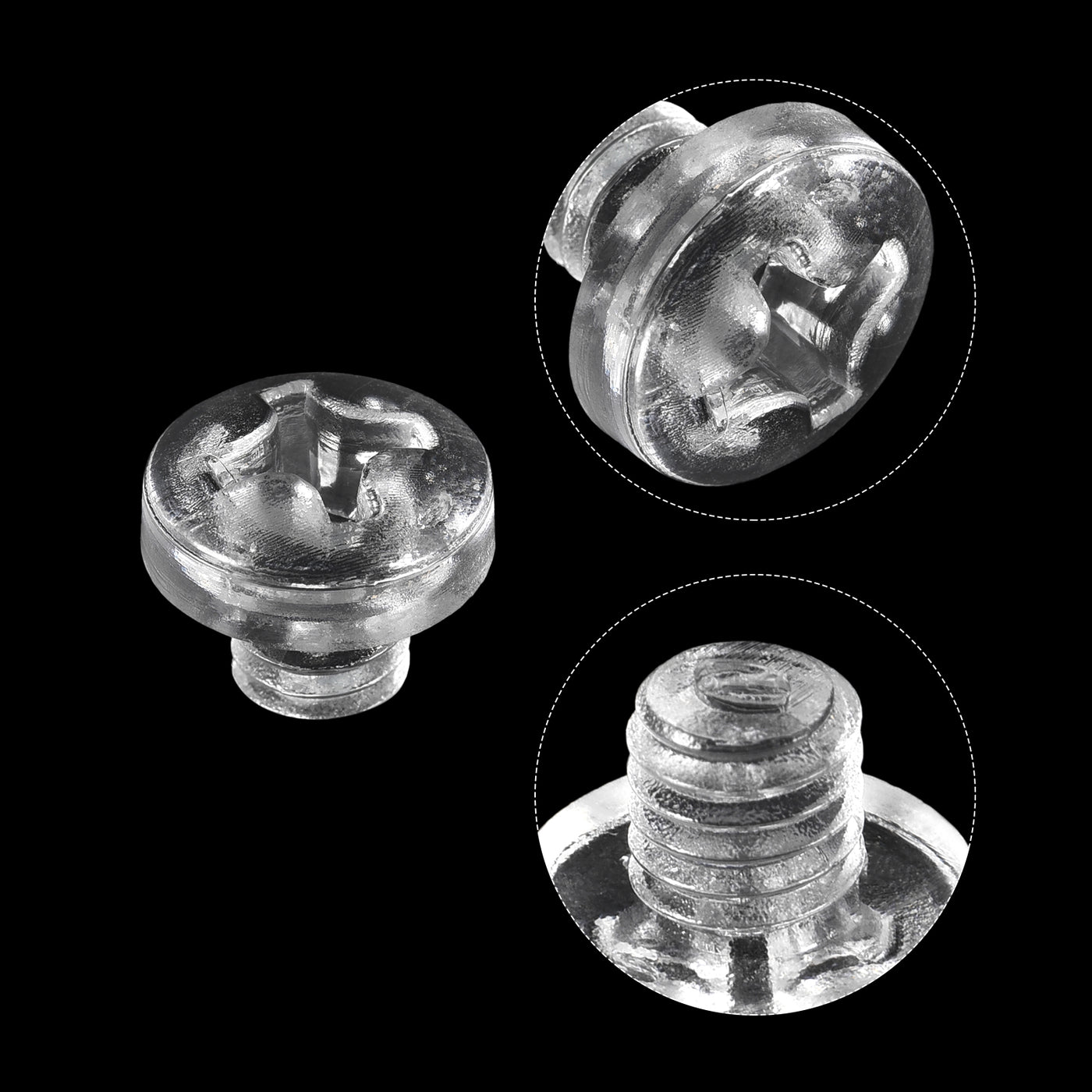 Harfington Plastic Phillips Bolts, PC Pan Head Machine Screws