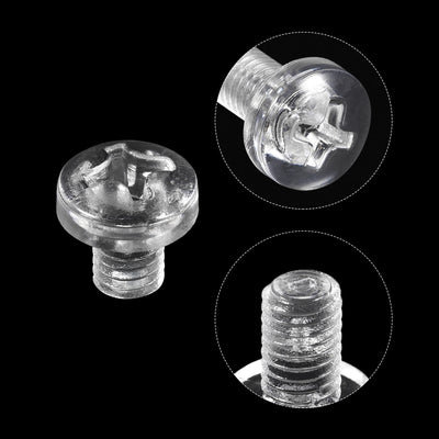 Harfington Plastic Phillips Bolts, PC Pan Head Machine Screws