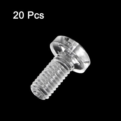 Harfington Plastic Phillips Bolts, PC Pan Head Machine Screws