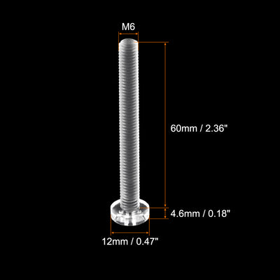 Harfington Plastic Phillips Bolts PC Pan Head Machine Screws