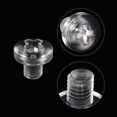 Harfington Plastic Phillips Bolt, PC Pan Head Machine Screws