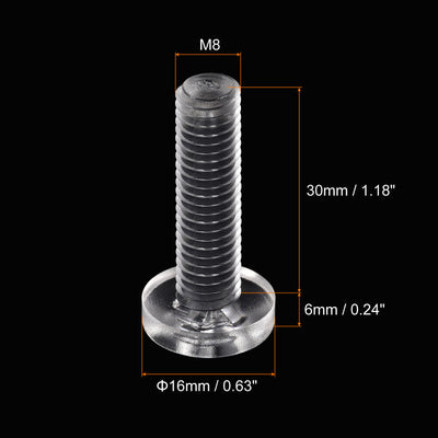 Harfington Plastic Phillips Bolt, PC Pan Head Machine Screws