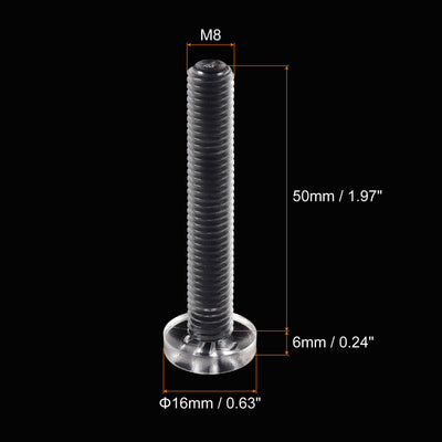 Harfington Plastic Phillips Bolt, PC Pan Head Machine Screws