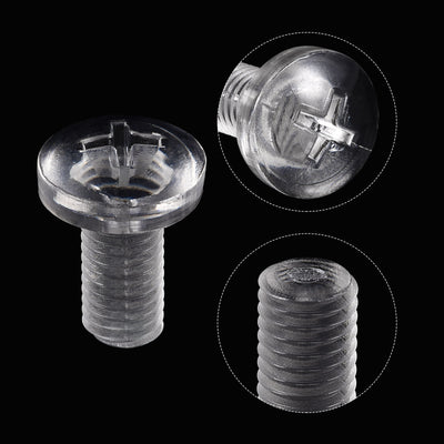 Harfington Plastic Phillips Bolt, PC Pan Head Machine Screws