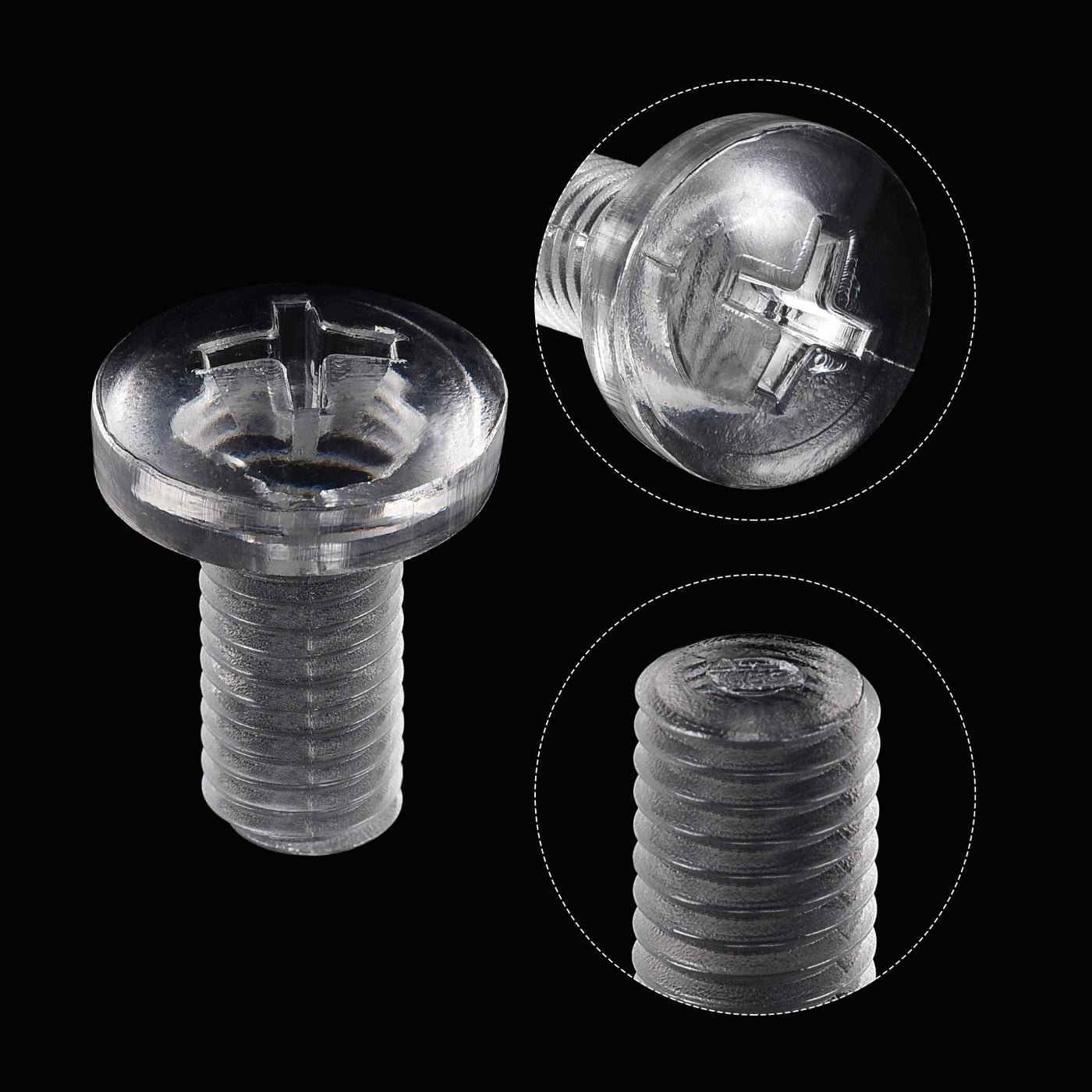 Harfington Plastic Phillips Bolts PC Pan Head Machine Screws