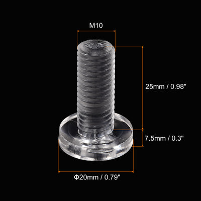 Harfington Plastic Phillips Bolt, PC Pan Head Machine Screws